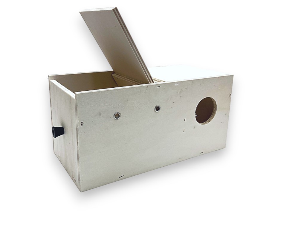 Agaporniedennestkast groot nr.2 DxBxH 14.5x29.5x14.5 cm