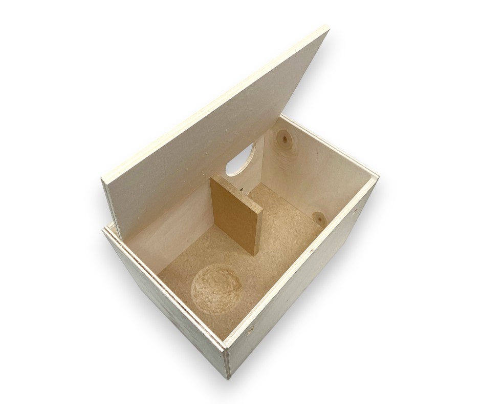 Agaporniedennestkast extra groot DxBxH 20x30x20 cm
