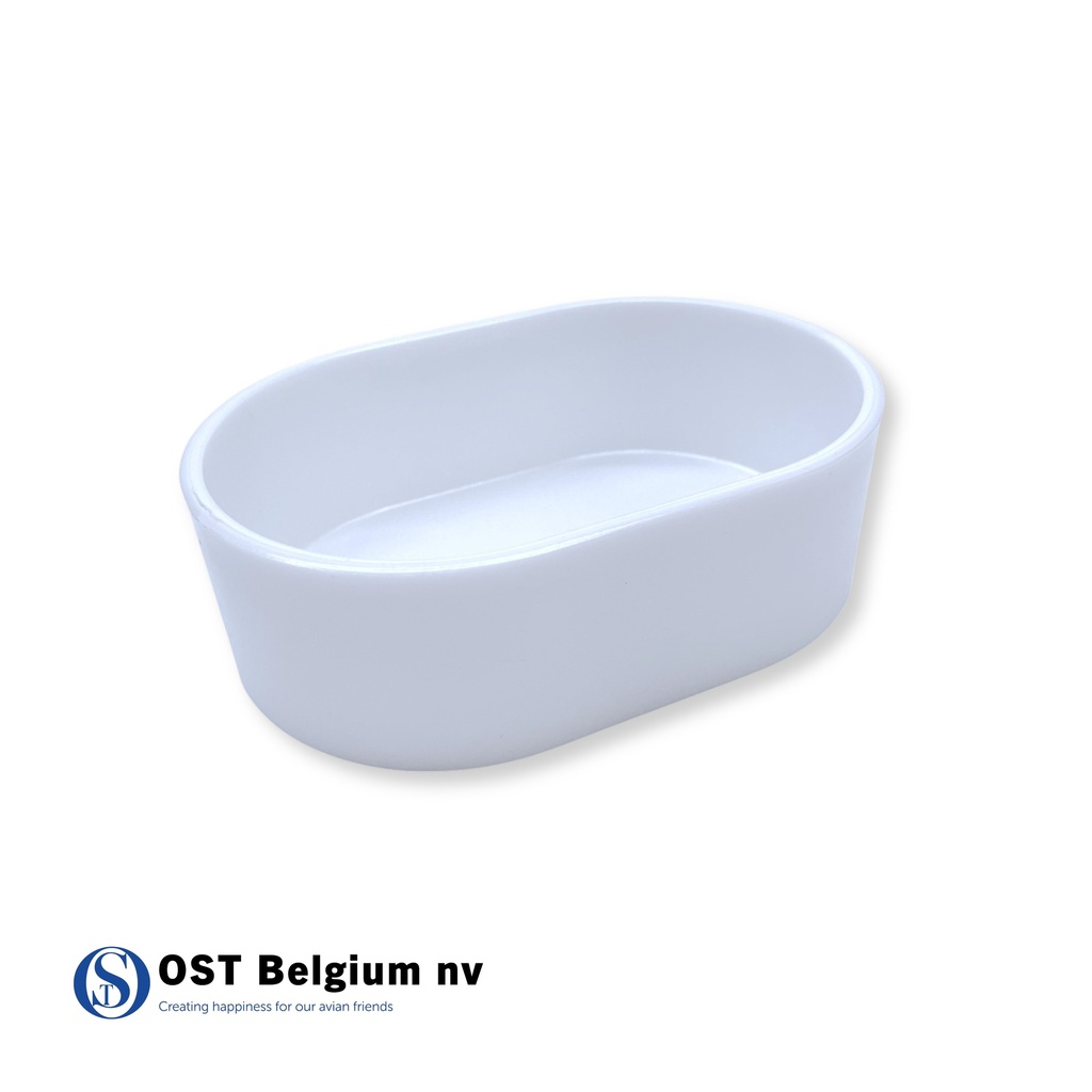 [88351811] Mangeoire ovale (Blanc)