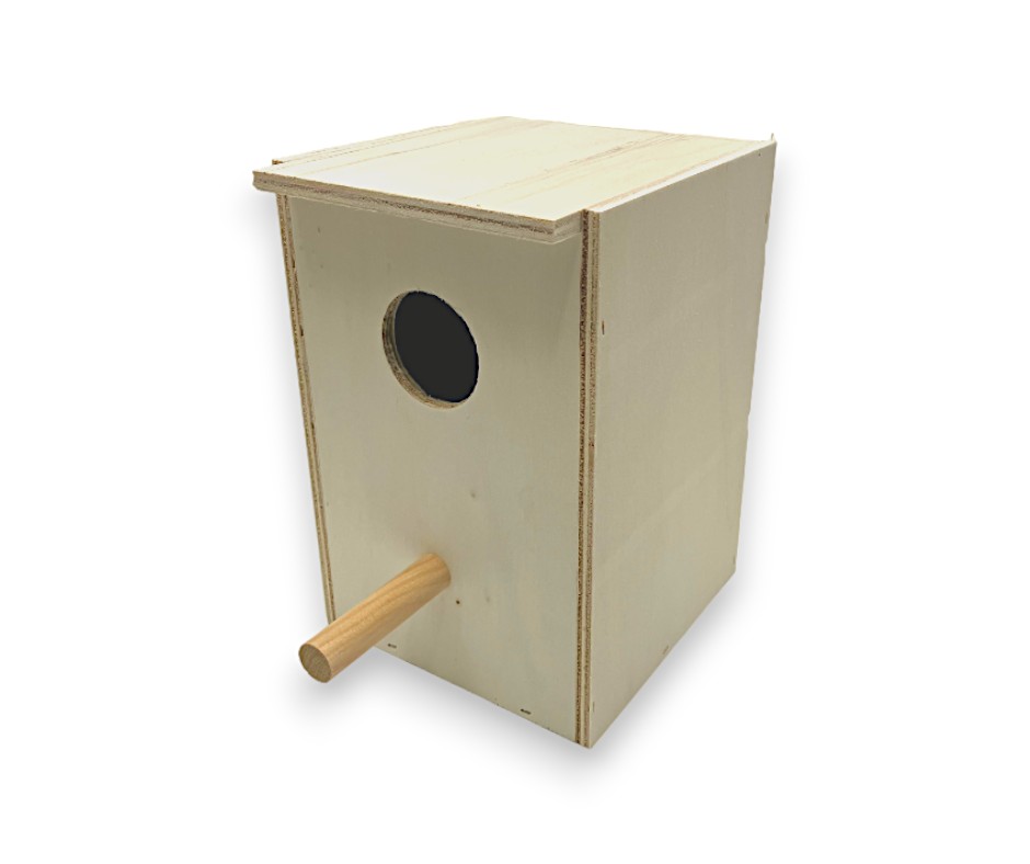 [87113001] Agaporniedennestkast vertikaal DxBxH 16x16x24 cm