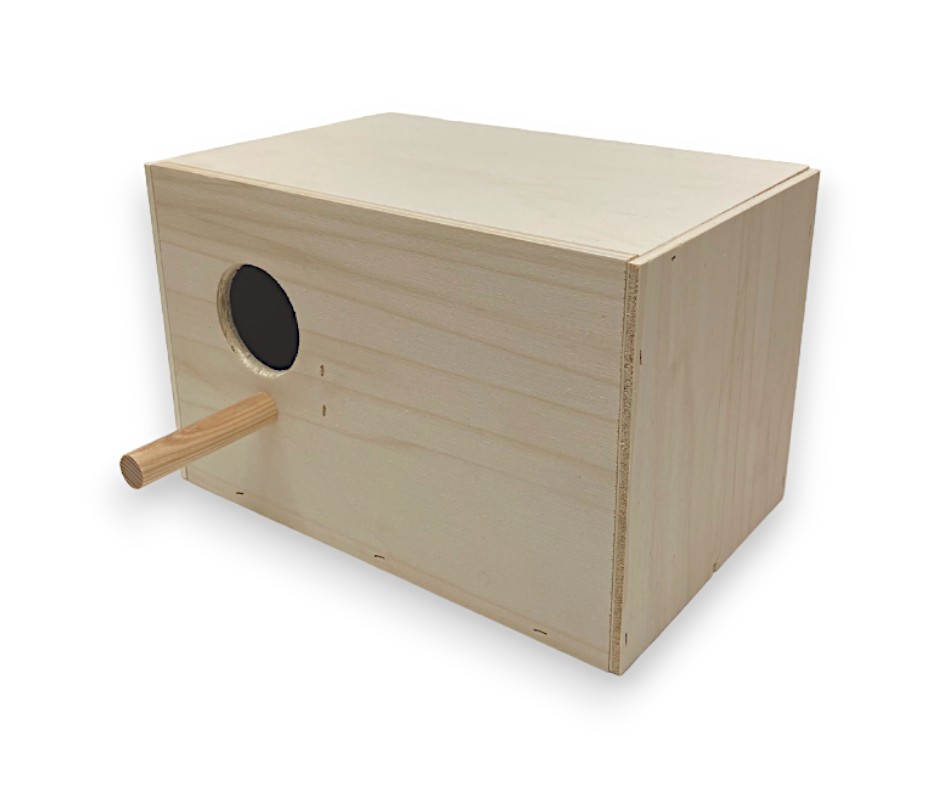Agaporniedennestkast extra groot DxBxH 20x30x20 cm