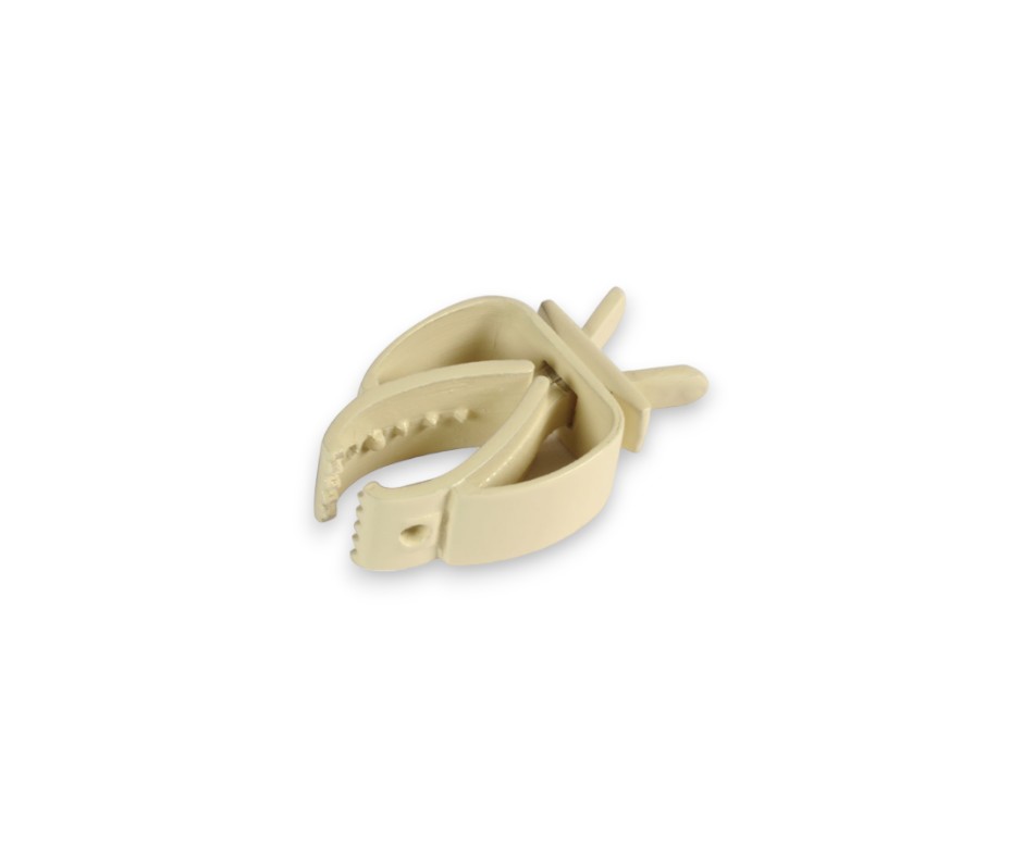 Sepia-Klemme PVC