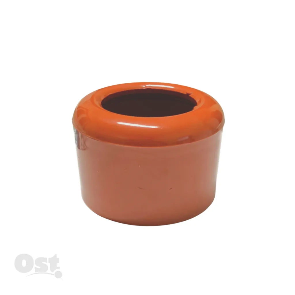 Mangeoire avec collerette terracotta - 10 cm